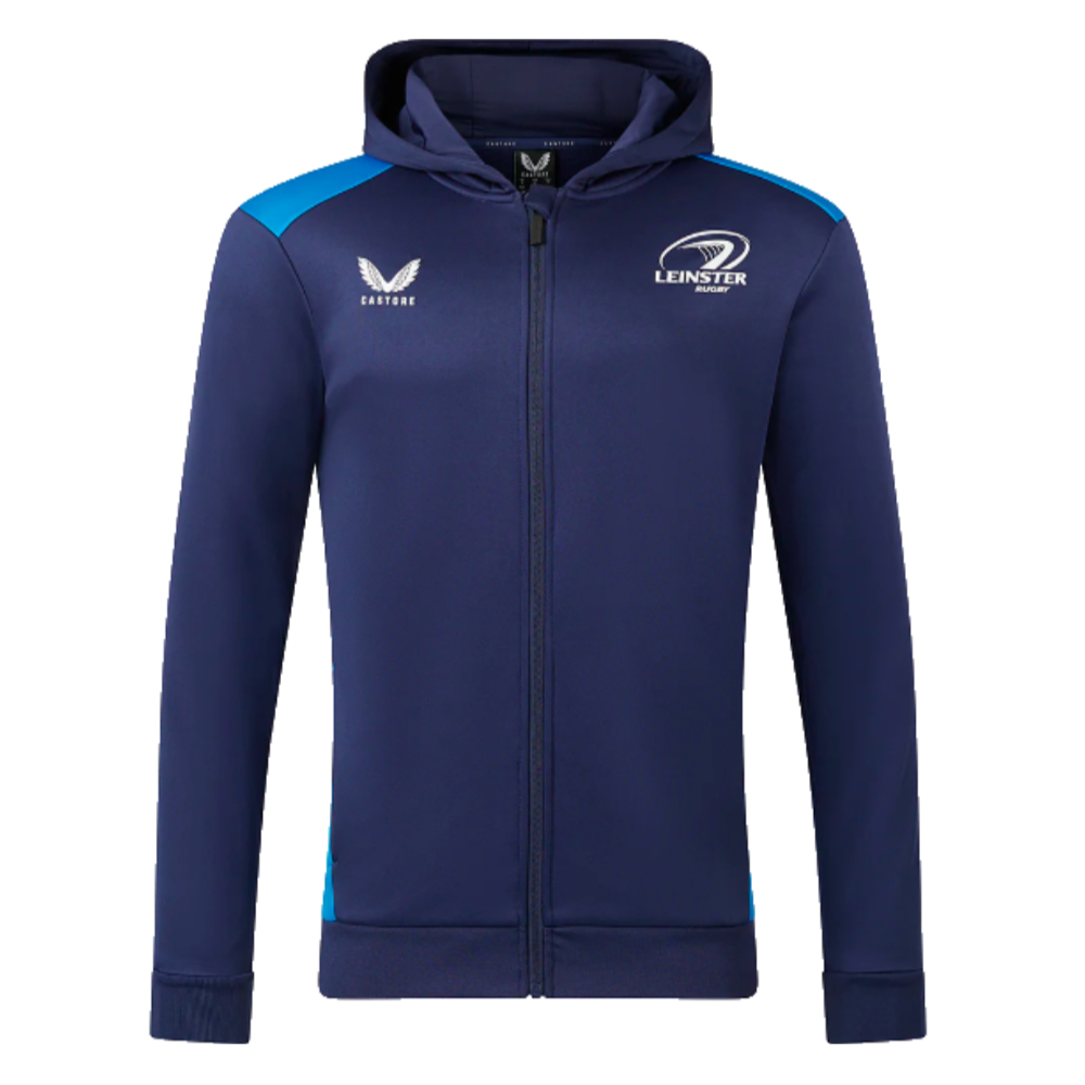 2023-2024 Leinster Mens Zip Through Hoody (Navy)