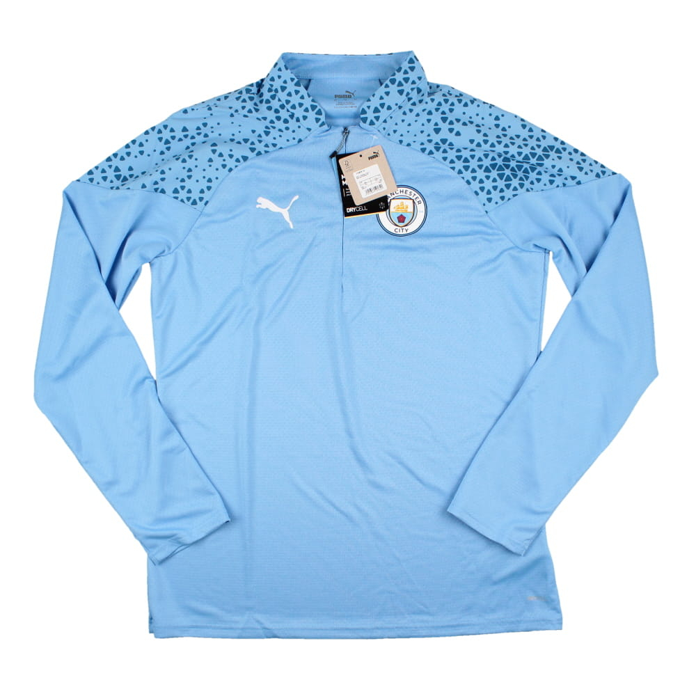 2023-2024 Man City Training Windshield (Light Blue)