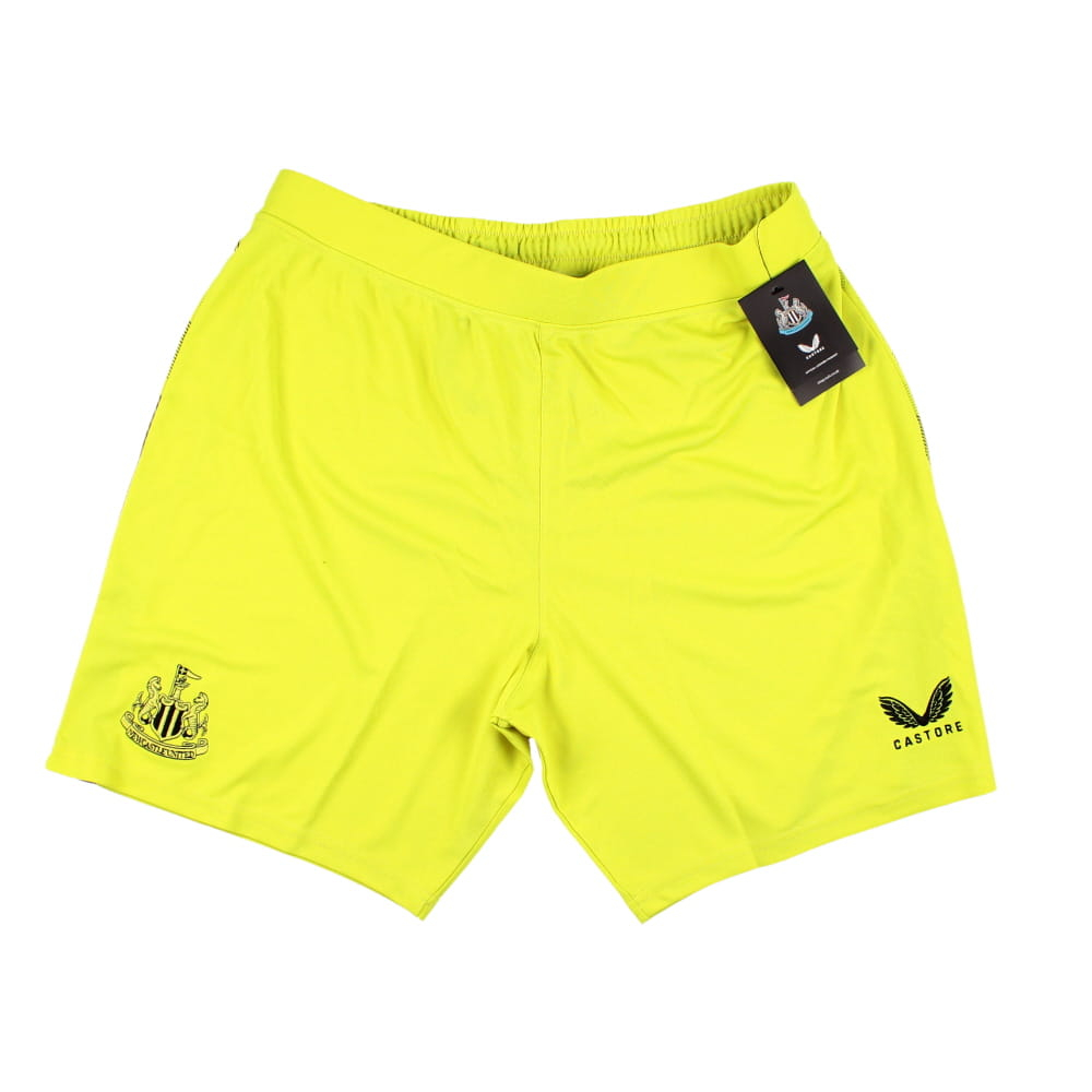 2023-2024 Newcastle Home Goalkeeper Shorts (Yellow)