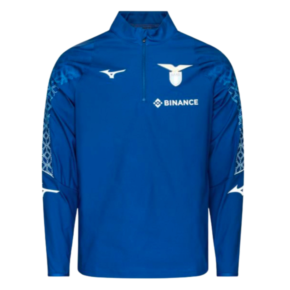 2023-2024 Lazio Pre-Match Half Zip Midlayer (Royal)