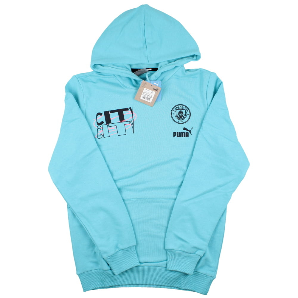 2023-2024 Man City FtblCore Graphic Hoody (Hero Blue)