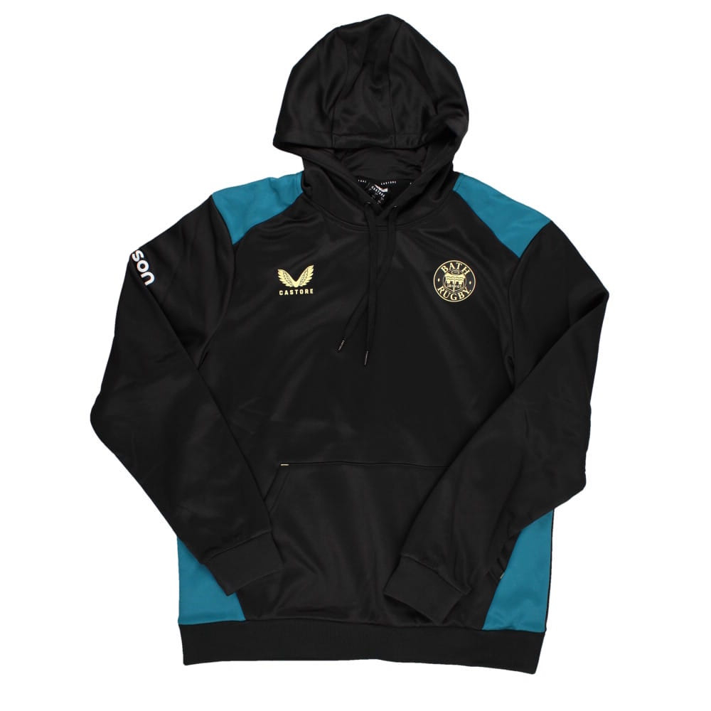 2023-2024 Bath Rugby Hooded Top (Black)