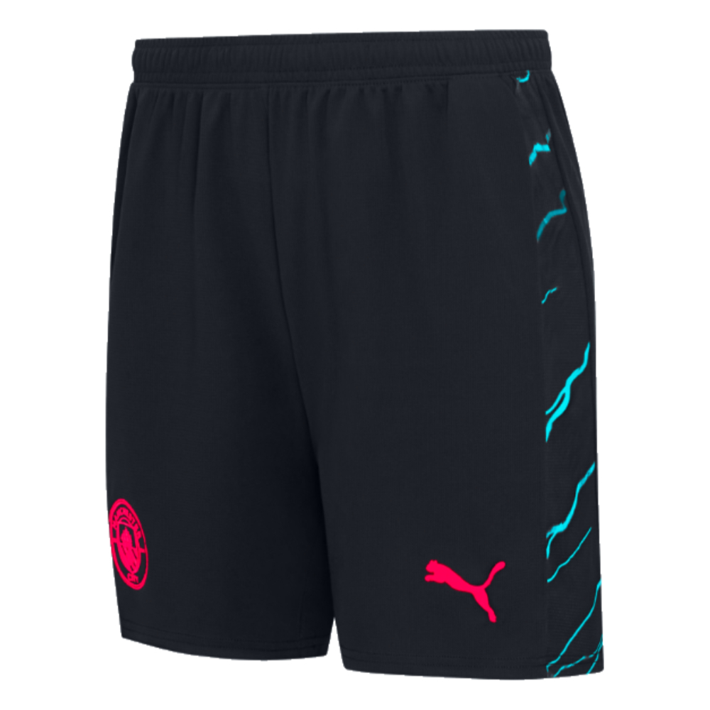 2023-2024 Man City Third Shorts (Navy)