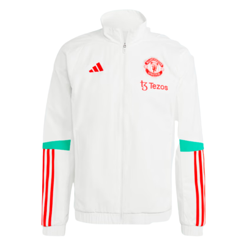 2023-2024 Man Utd Presentation Jacket (White)