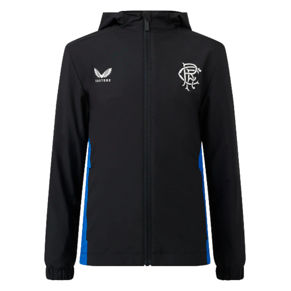 2023-2024 Rangers Players Lightweight Training Jacket (Black) - Kids