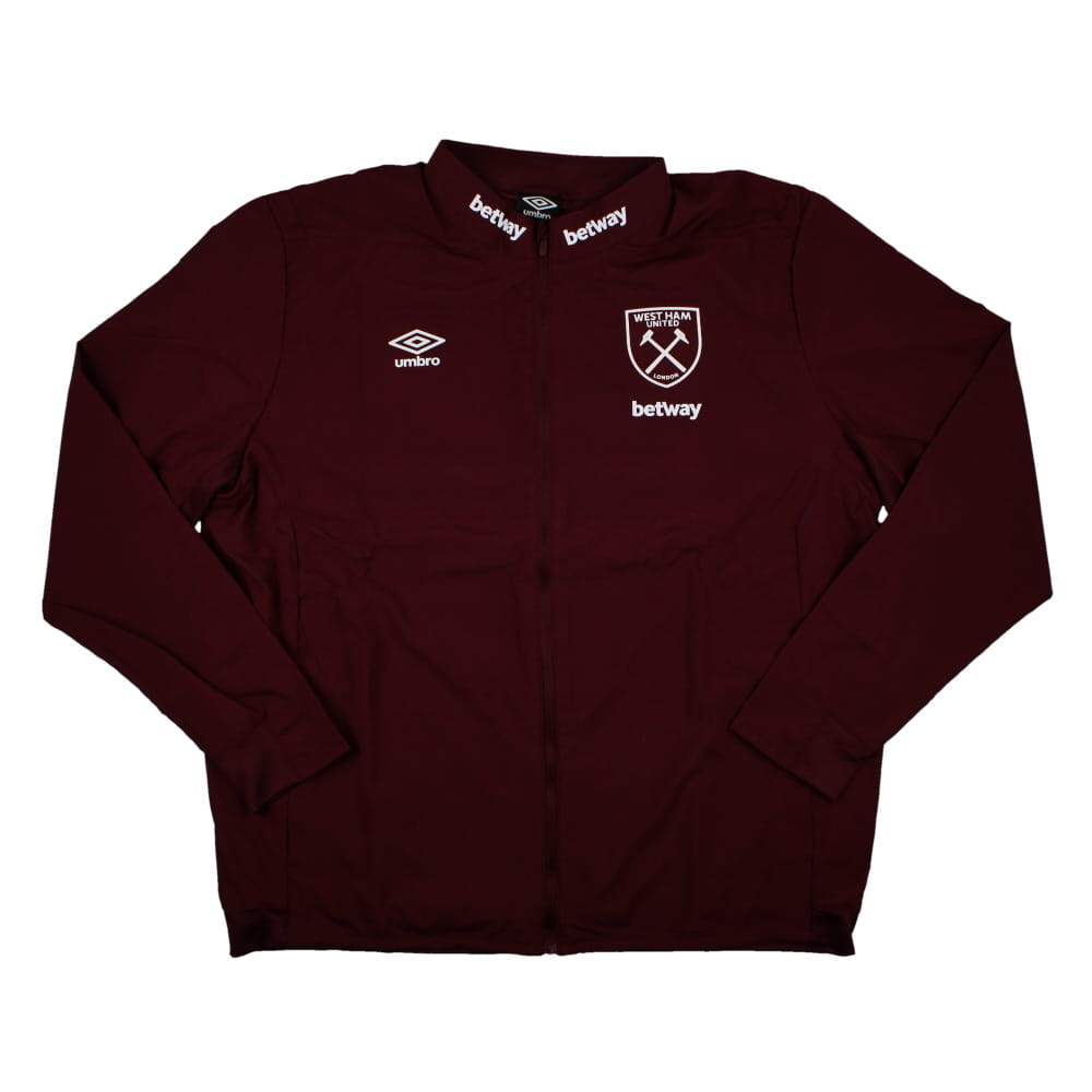 2023-2024 West Ham Presentation Jacket (Tawny Port)