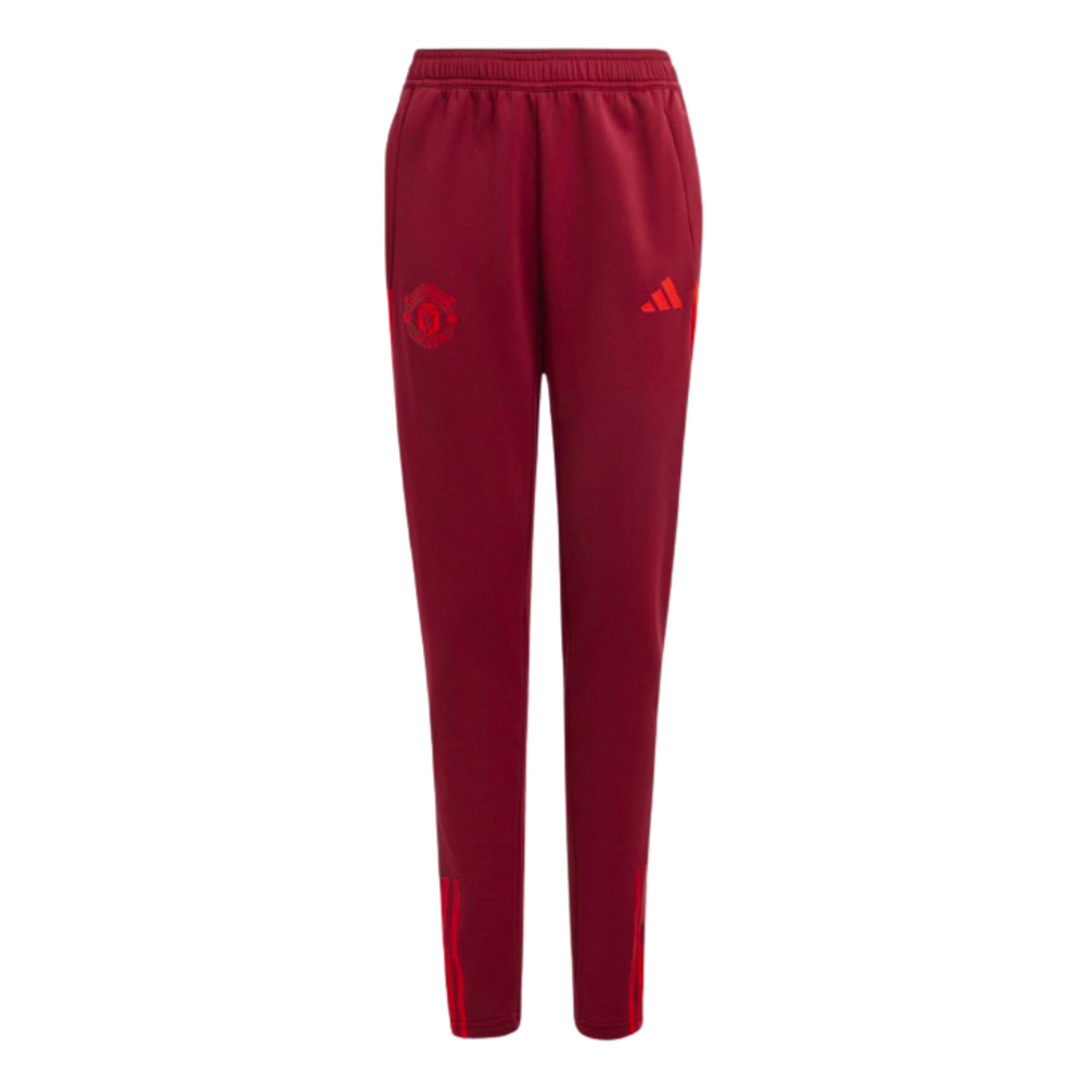 2023-2024 Man Utd EU Training Pants (Burgundy) - Kids