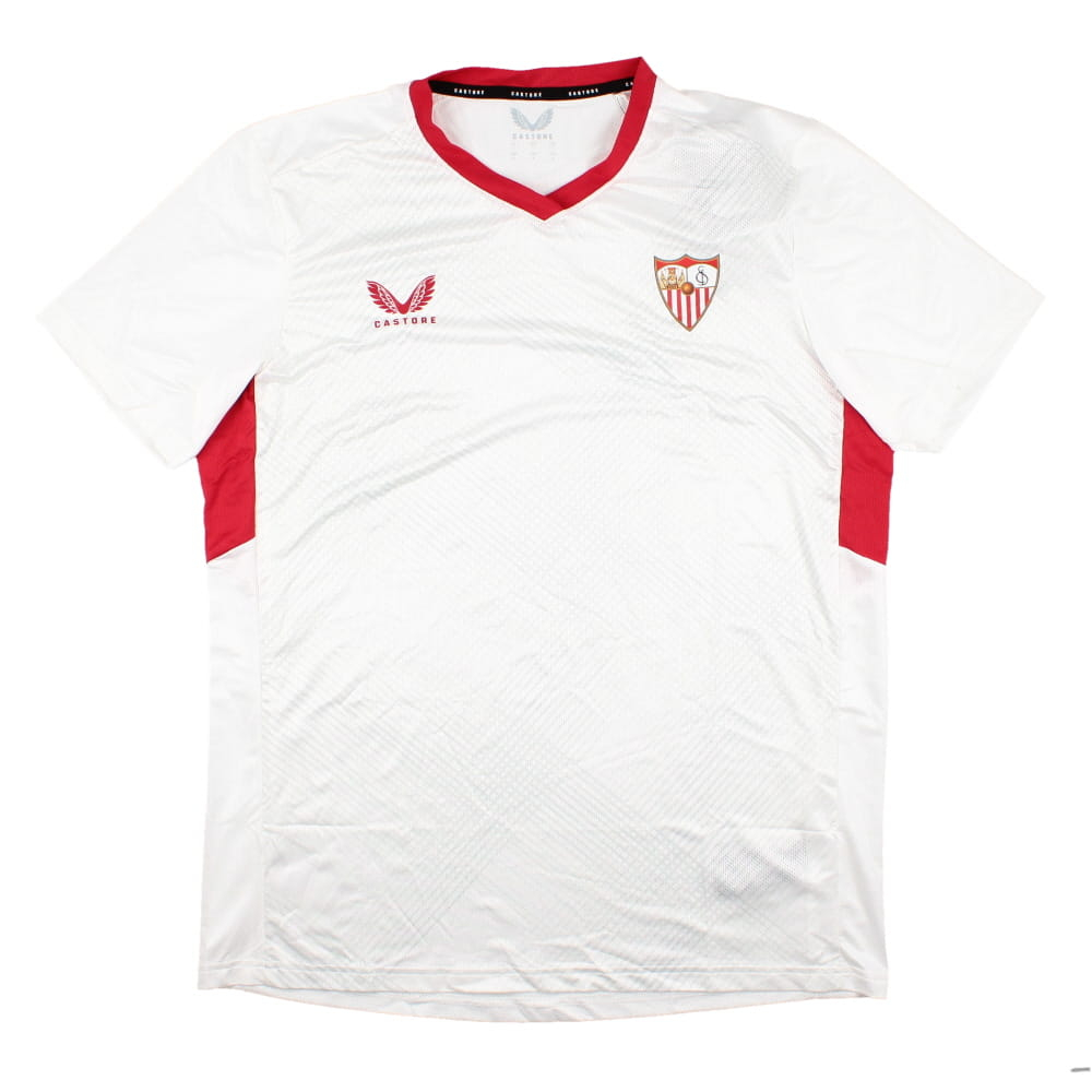 2023-2024 Sevilla Home Matchday Tee (White)