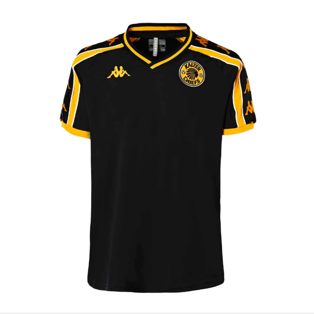 2023-2024 Kaizer Chiefs Retro Tee (Black)