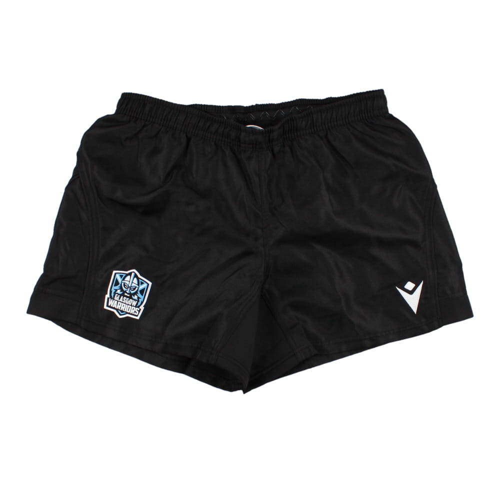 2023-2024 Glasgow Warriors Training Rugby Shorts (Black)