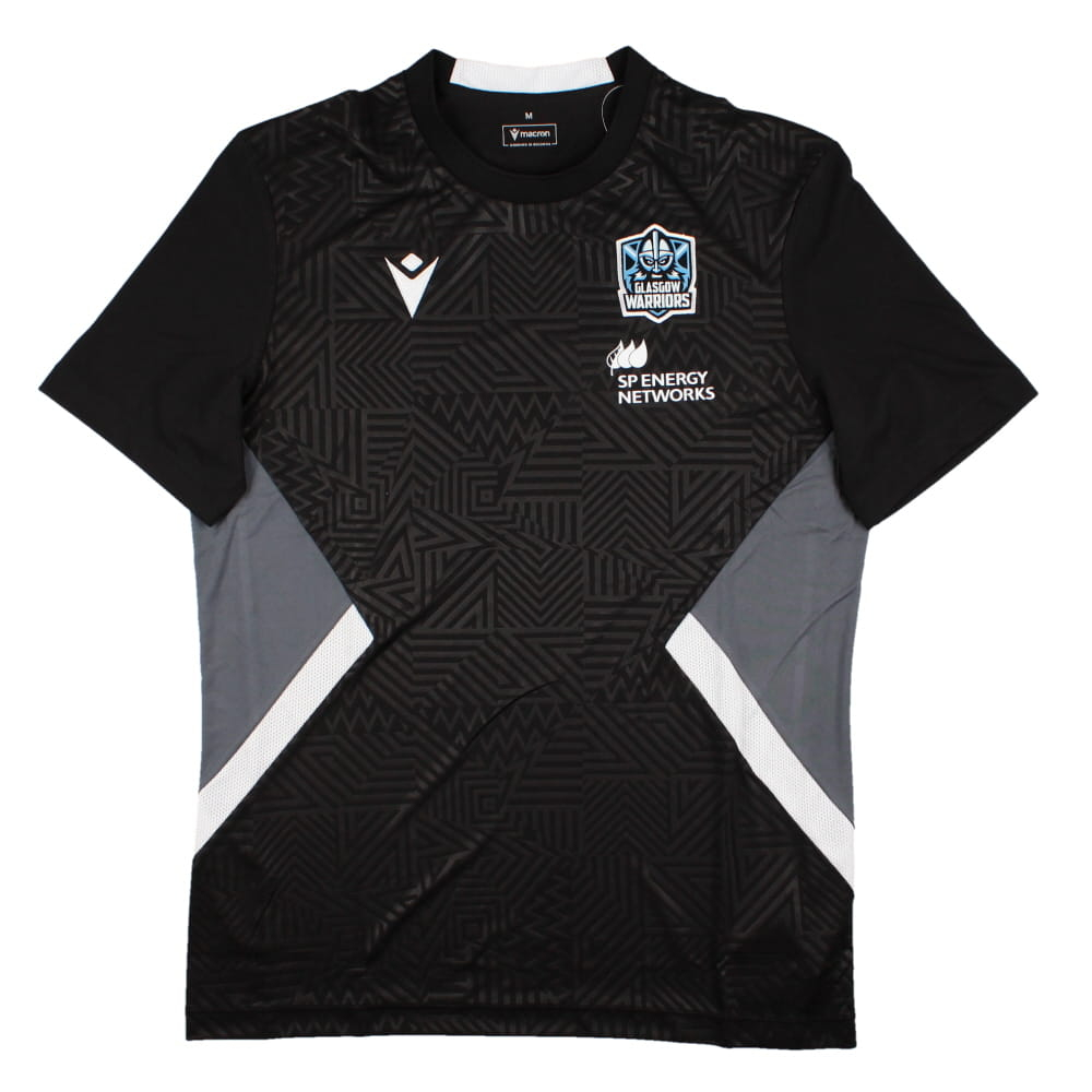 2023-2024 Glasgow Warriors Rugby Training Tee (Black)