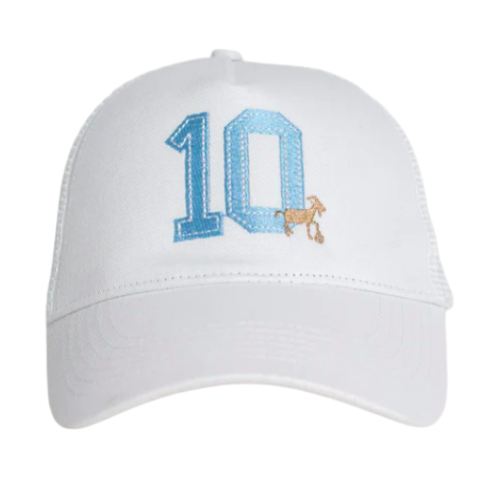 Argentina Messi GOAT 10 Trucker White