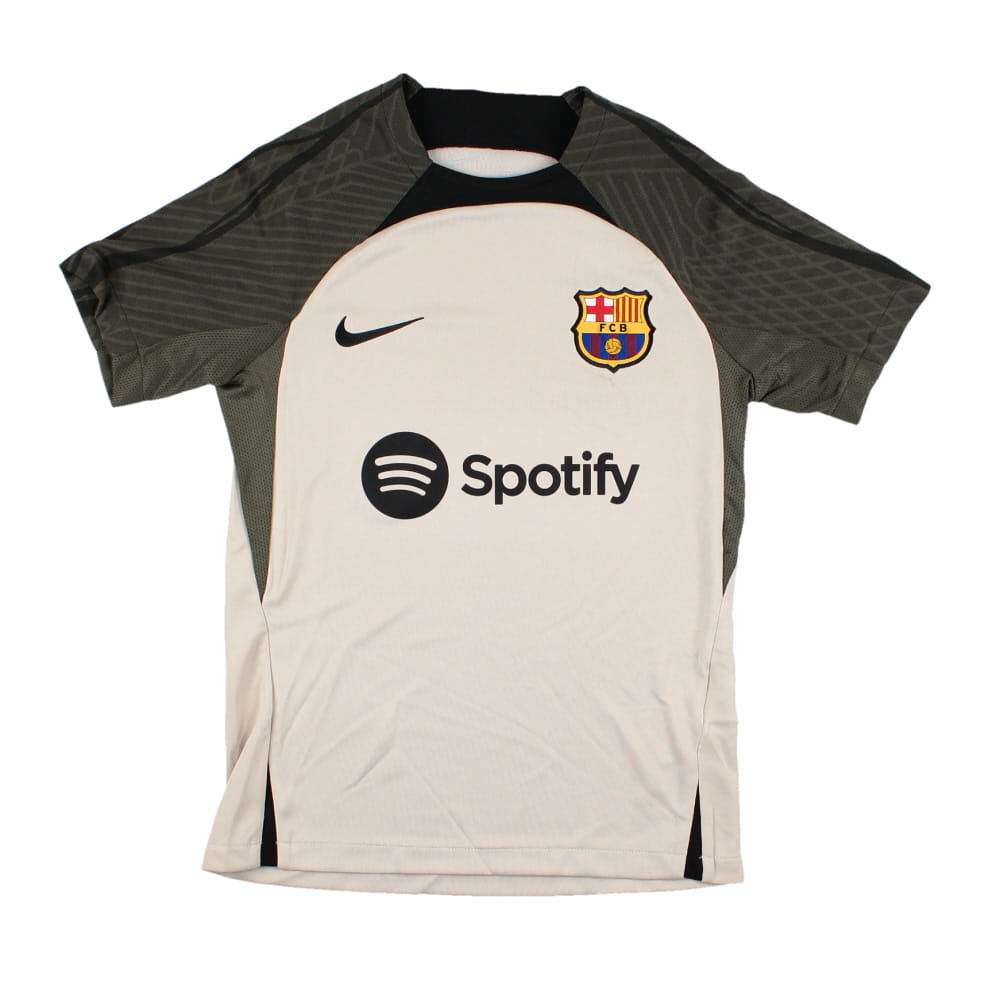 2023-2024 Barcelona Training Knit Football Shirt (Sequoia) - Kids