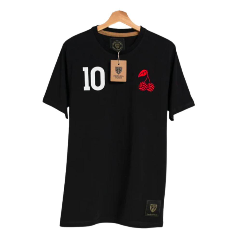 Bournemouth The Cherry 10 Retro Football Tee (Black)