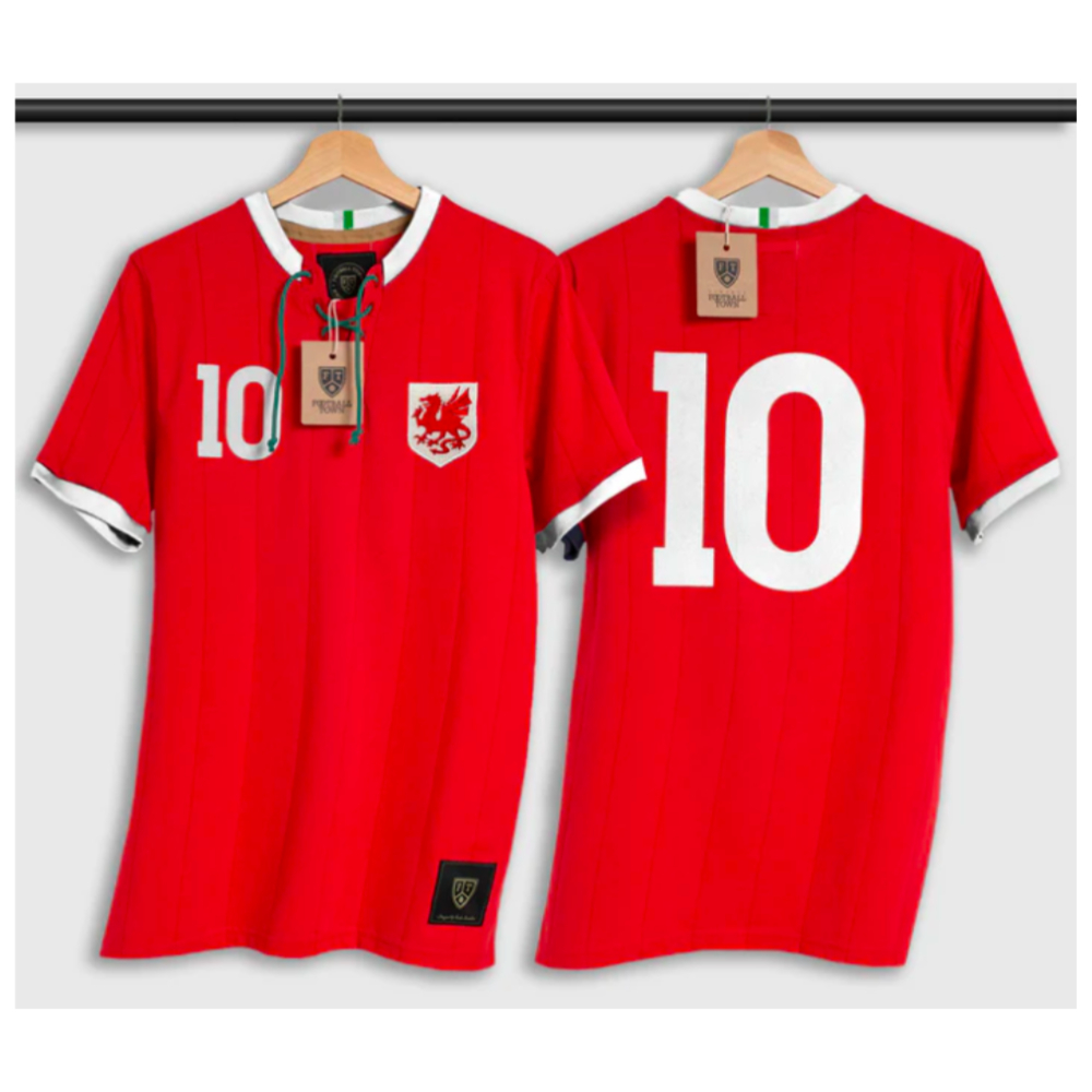 Wales Retro Shirt with Laces The Dragon