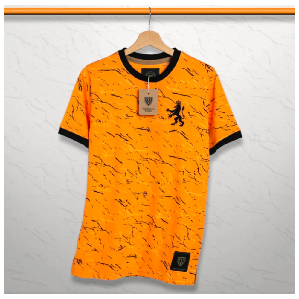 Holland Marble De Leeuw Home Retro Football Shirt