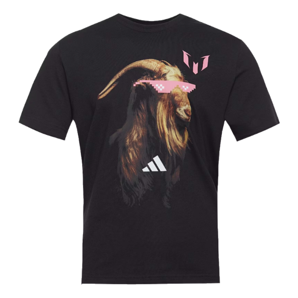 2023-2024 Inter Miami Messi Sunny GOAT T-Shirt (Black)