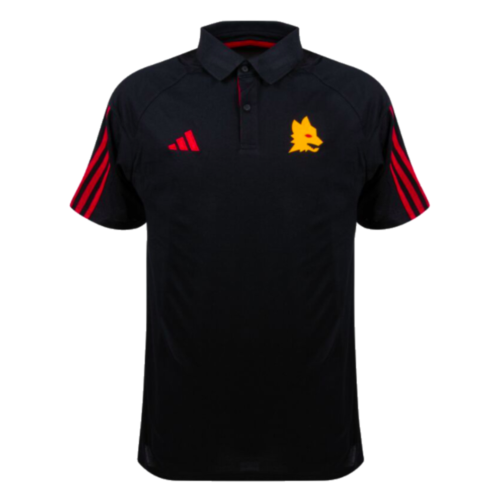 2023-2024 Roma Travel Polo Shirt (Black)