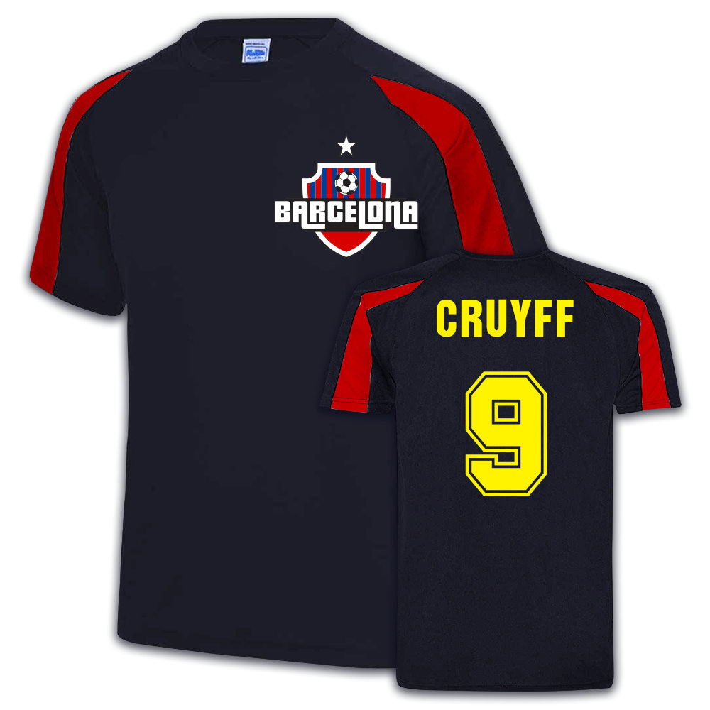 Barcelona Sports Training Jersey (Johan Cruyff 9)