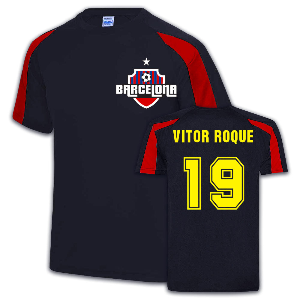 Barcelona Sports Training Jersey (Vitor Roque 19)