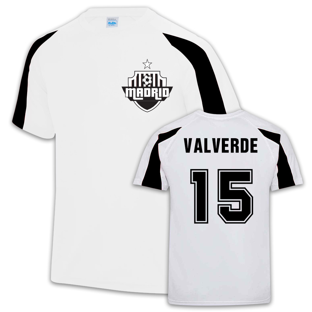 Real Madrid Sports Training Jersey (Federico Valverde 15)