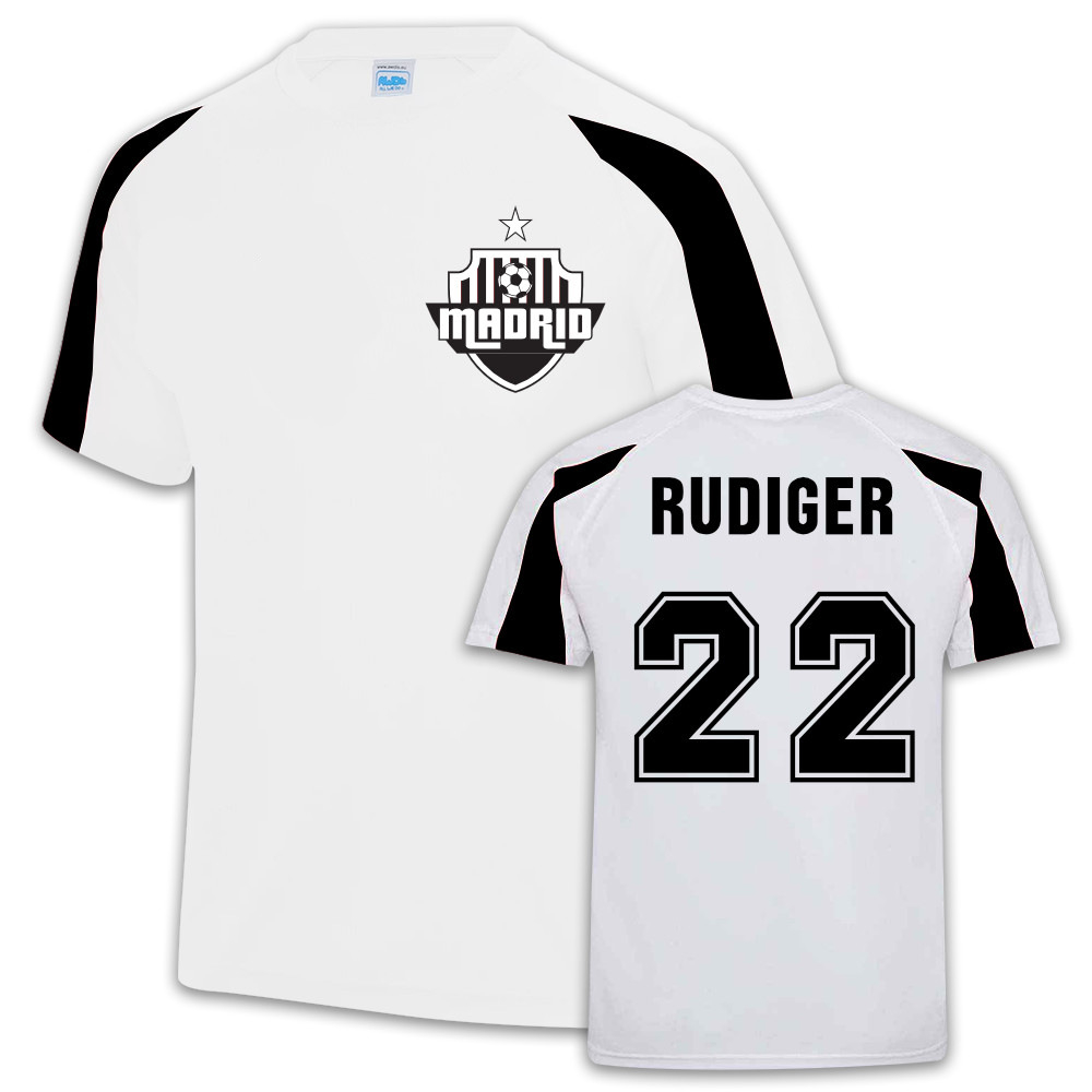 Real Madrid Sports Training Jersey (Antonio Rudiger 22)