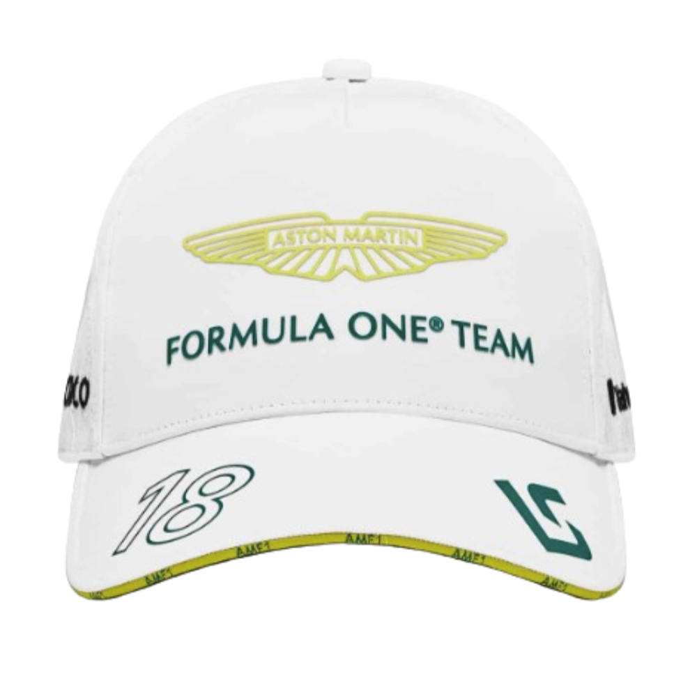 2024 Aston Martin Lance Stroll Driver Cap (White)