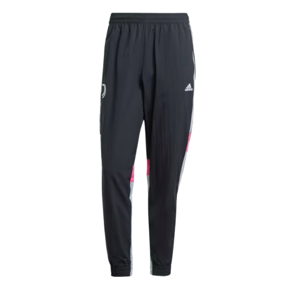 2024 Juventus Woven Tracksuit Bottoms (Black)