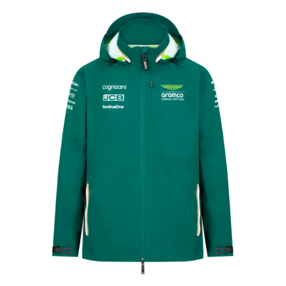 2024 Aston Martin Team Rain Jacket (Green)