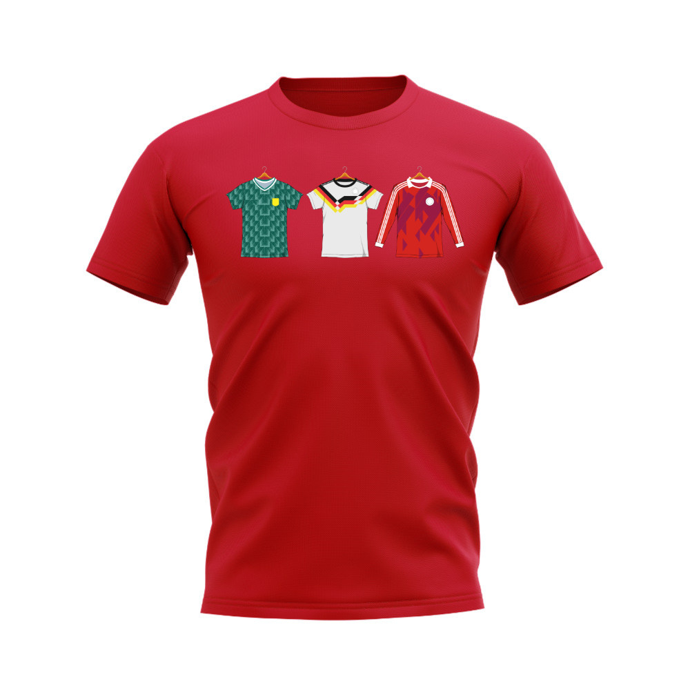 Germany 1988 Retro Shirt T-shirt (Red)