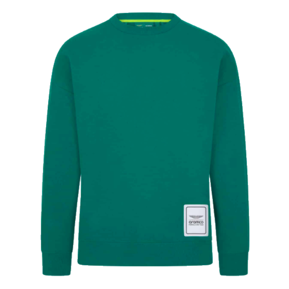 2024 Aston Martin Logo Crew Sweatshirt (Green)