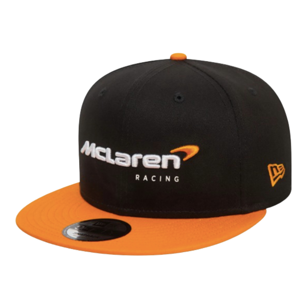 2024 McLaren Racing Essentials Black 9FIFTY Snapback Cap