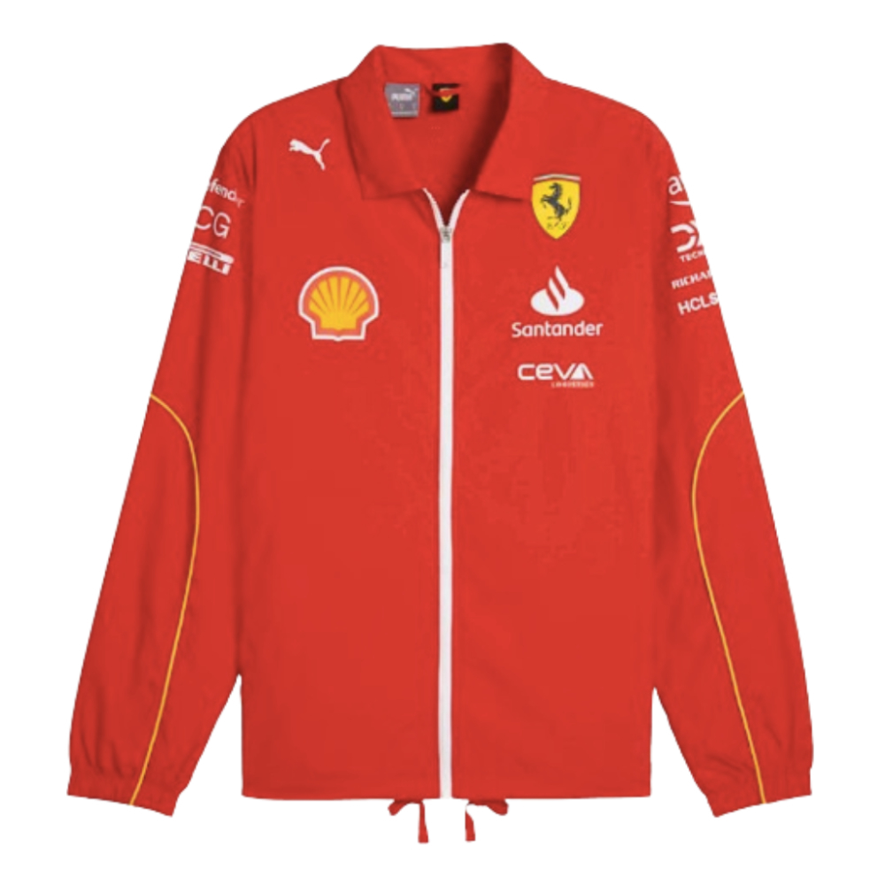 2024 Scuderia Ferrari Coach Team Jacket (Red)