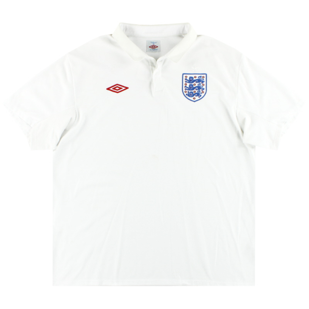 England 2010-2011 Home Shirt (XL) (Excellent)