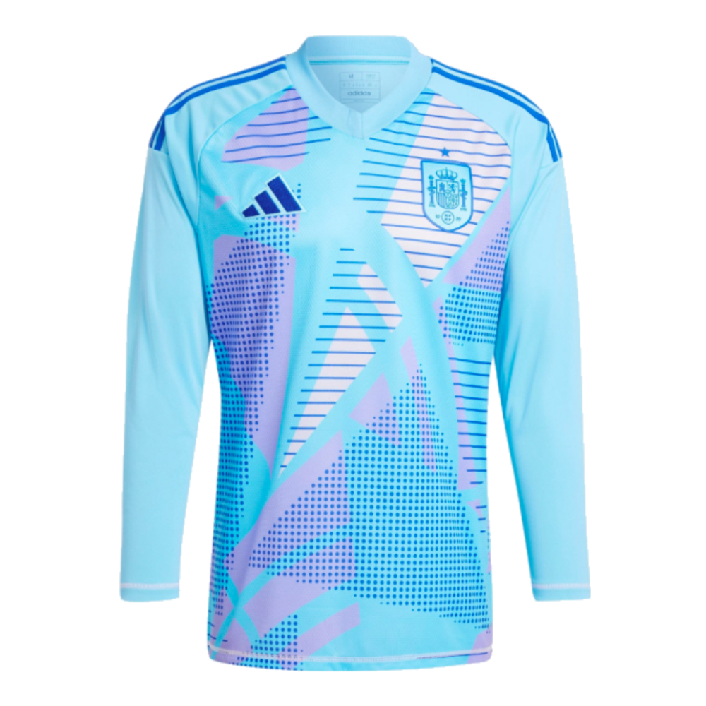 2024-2025 Spain Home LS Goalkeeper Shirt (Semi Blue)