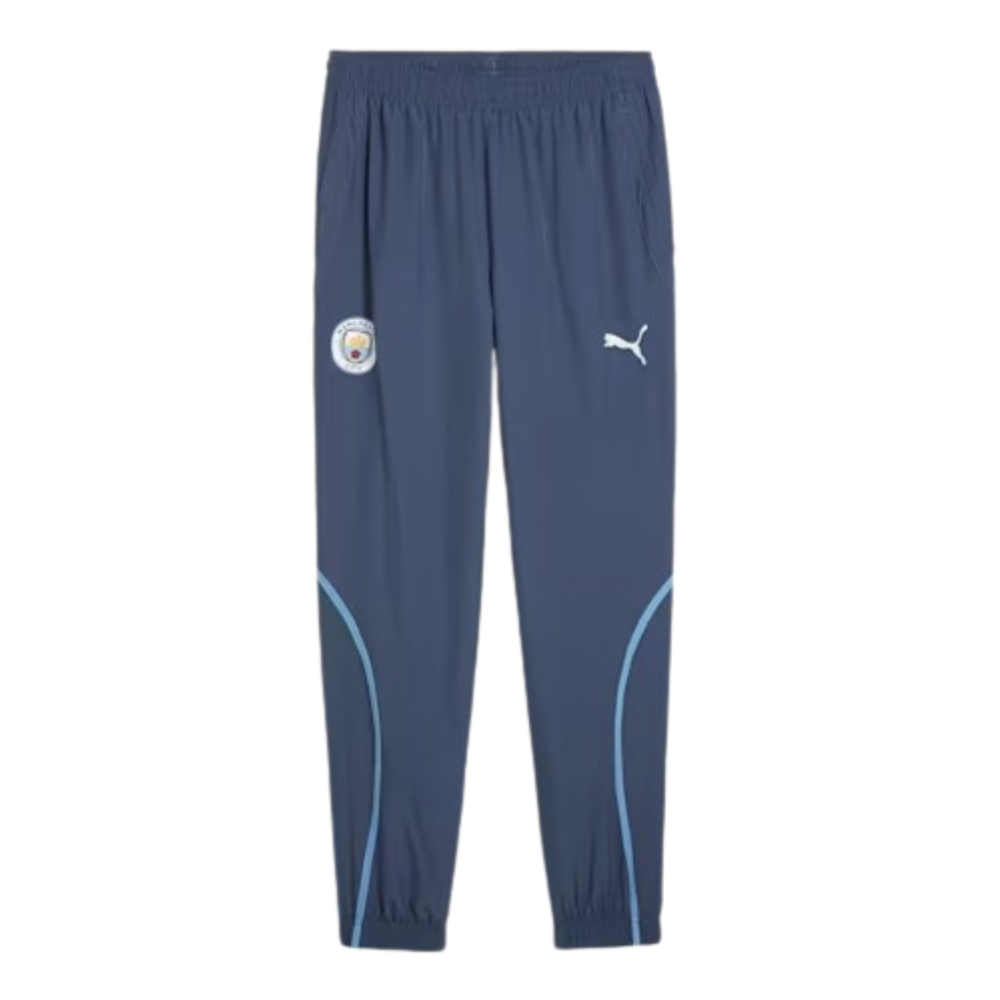 2024-2025 Man City Prematch Woven Pants (Blue)