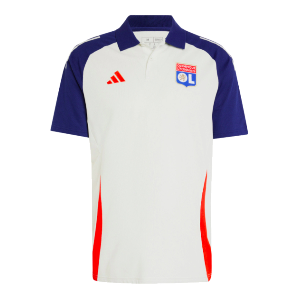 2024-2025 Olympique Lyon Polo Shirt (White)