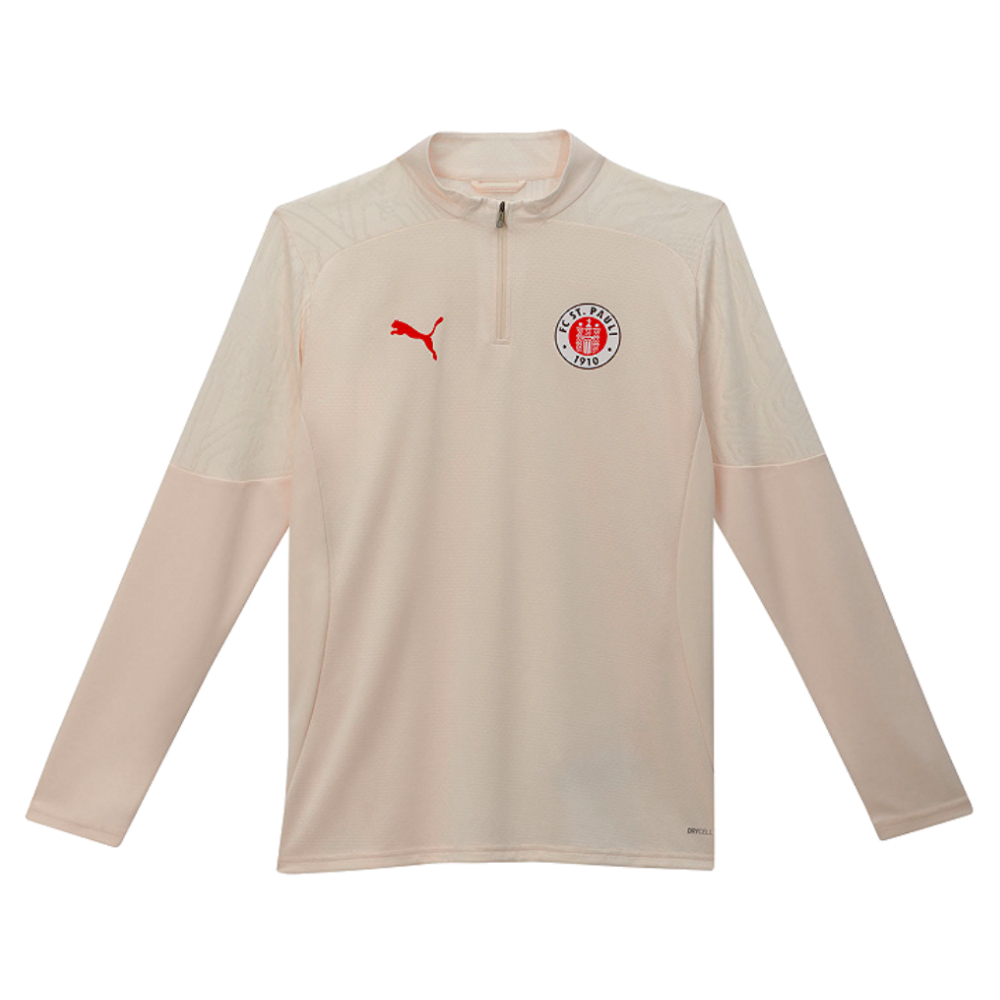 2024-2025 St Pauli Training 1/4 Zip Top (Sugared Almond)