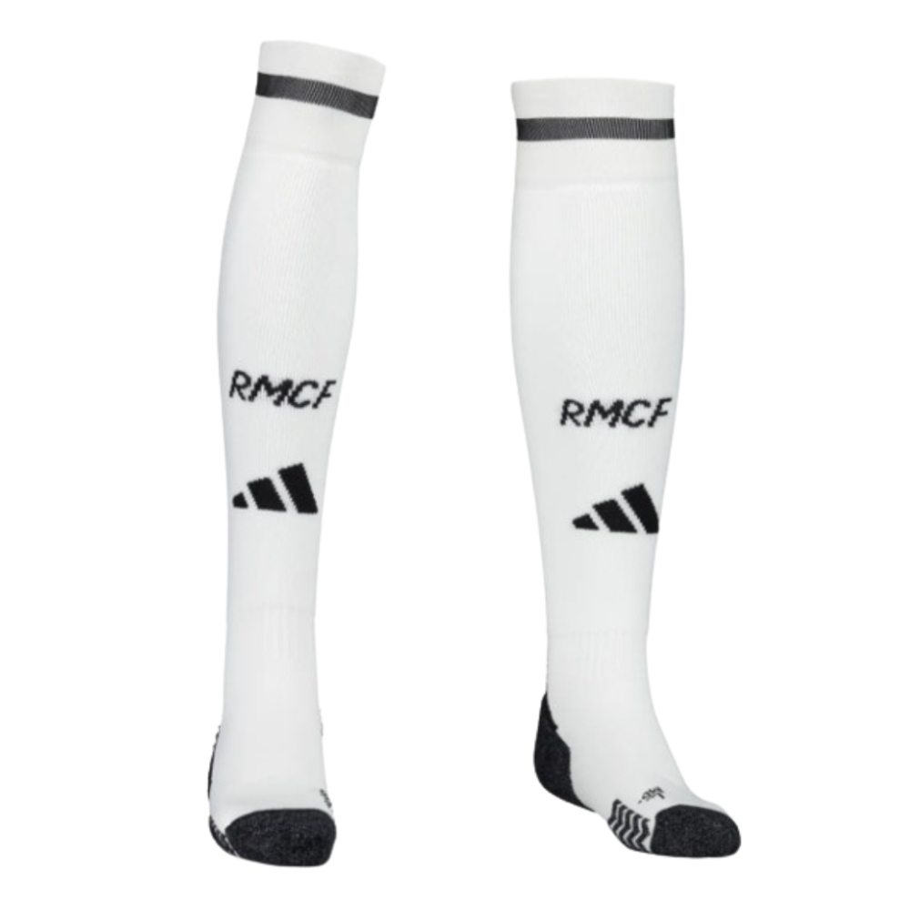 2024-2025 Real Madrid Home Socks (White)