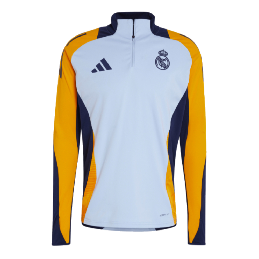 2024-2025 Real Madrid Training Top (Glow Blue)