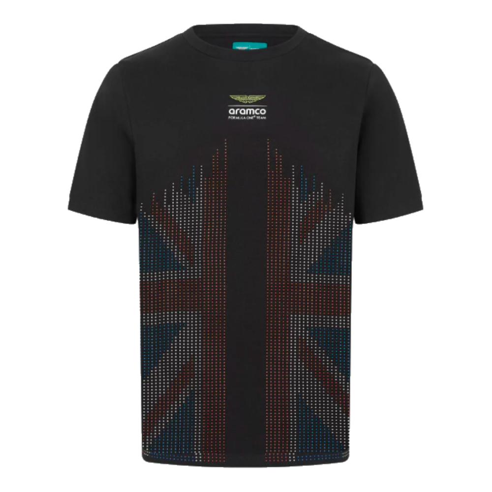 2024 Aston Martin F1 Silverstone Graphic Tee (Black)