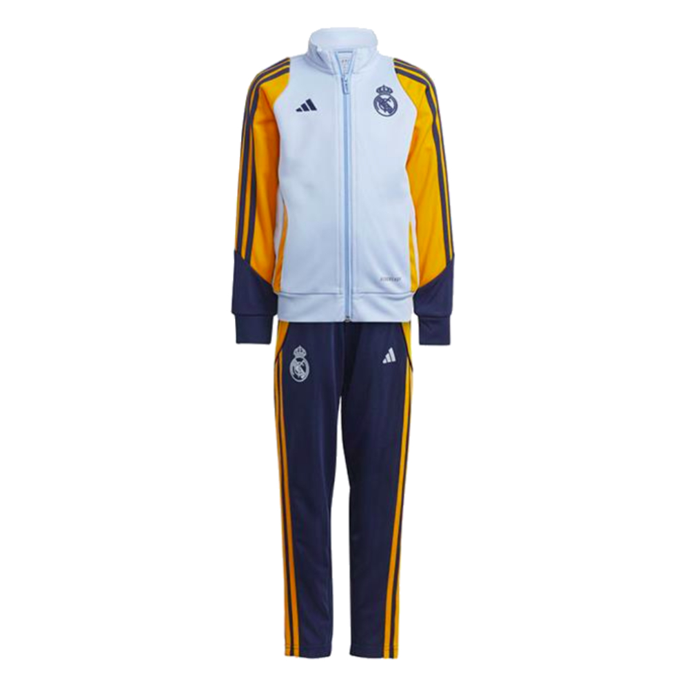 2024-2025 Real Madrid Tracksuit (Glow Blue) - Infants