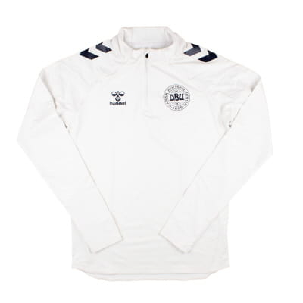 2024-2025 Denmark Pro Half Zip Sweat Top (White)