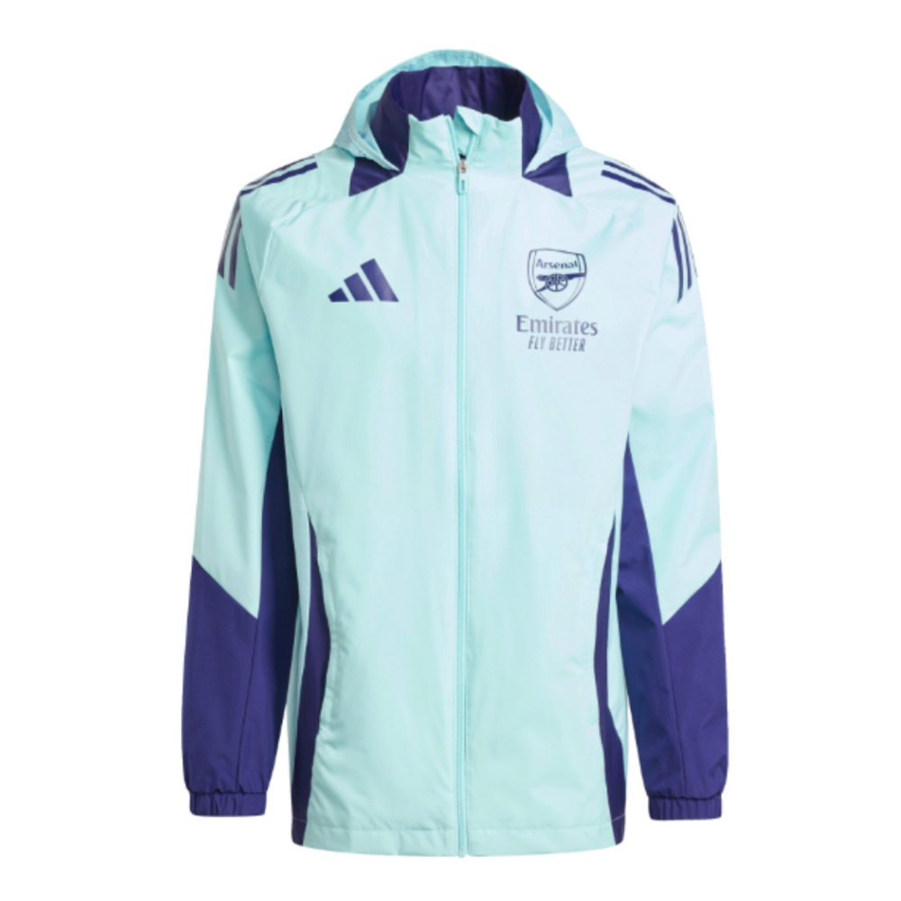 2024-2025 Arsenal Allweather Jacket (Clear Aqua)