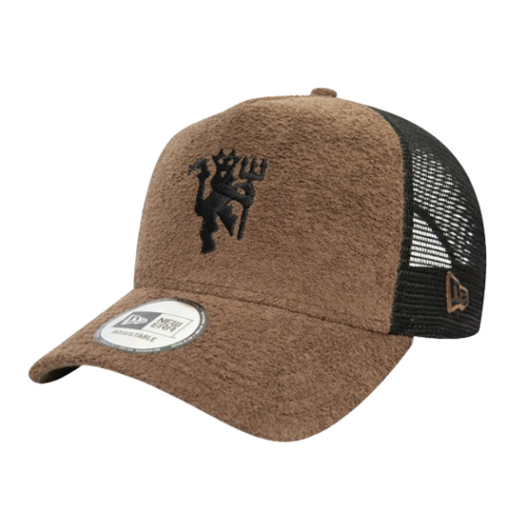 Manchester United 9FORTY E-Frame Terry Trucker Cap (Brown)