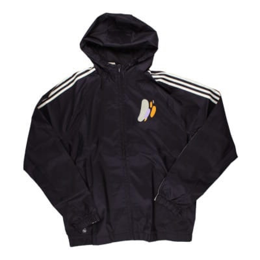 2024-2025 Real Madrid Seasonal Windbreaker (Aurora Black)