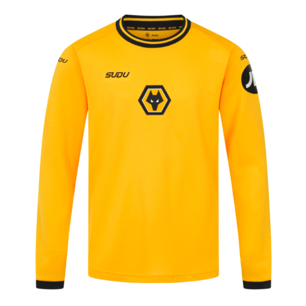 2024-2025 Wolves Long Sleeve Home Shirt (Kids)