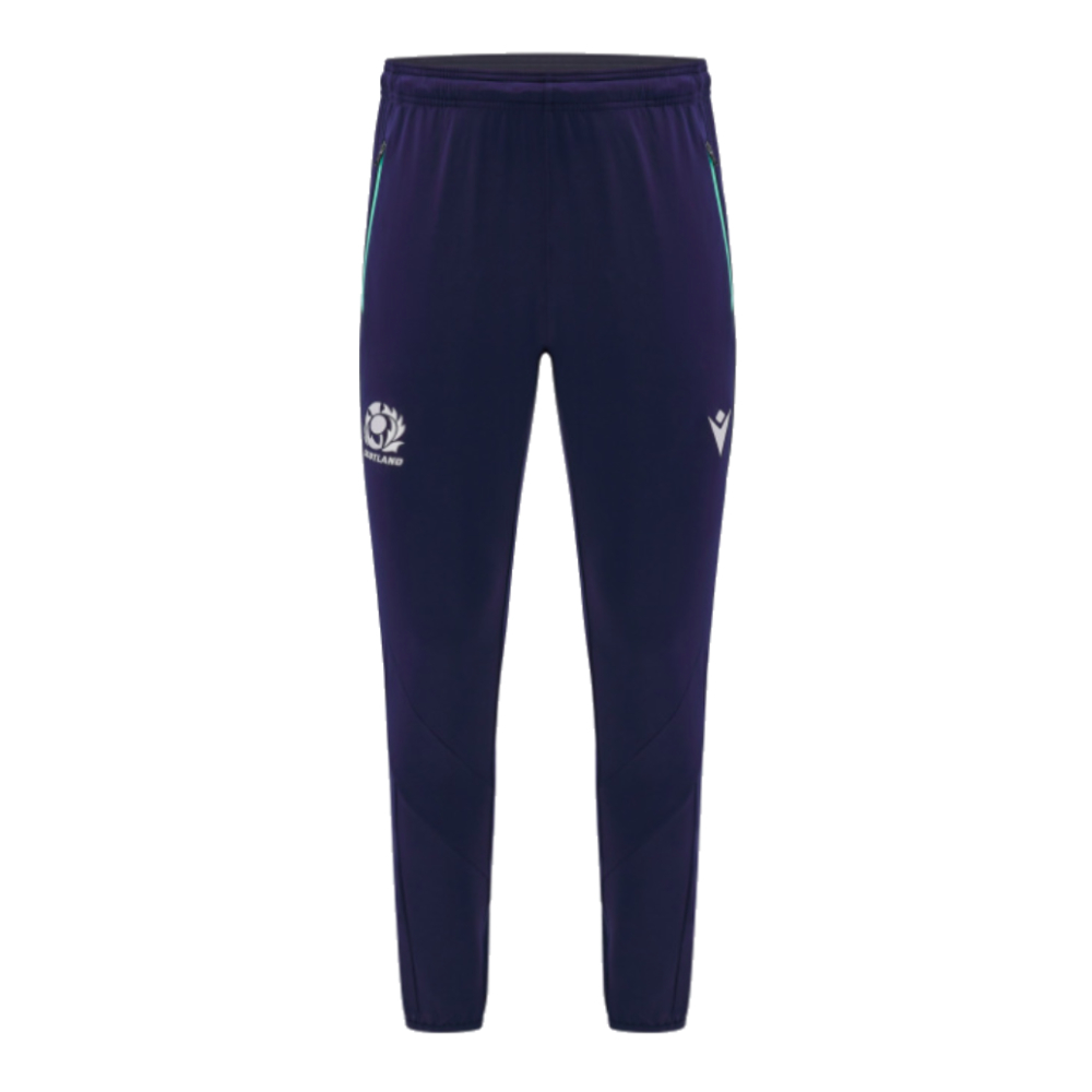 2024-2025 Scotland Rugby Fitted Training Pants (Navy) - Kids