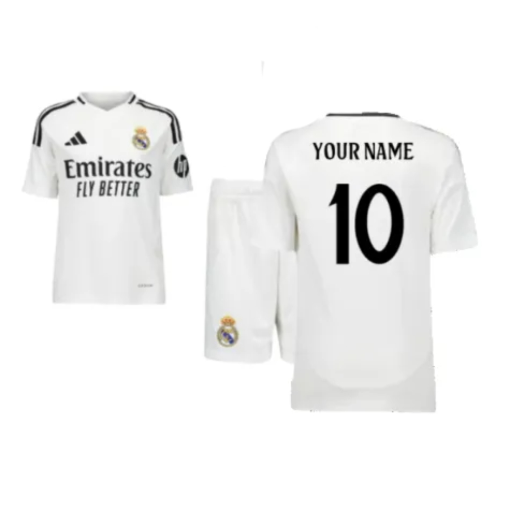 2024-2025 Real Madrid Home Youth Kit (Your Name)