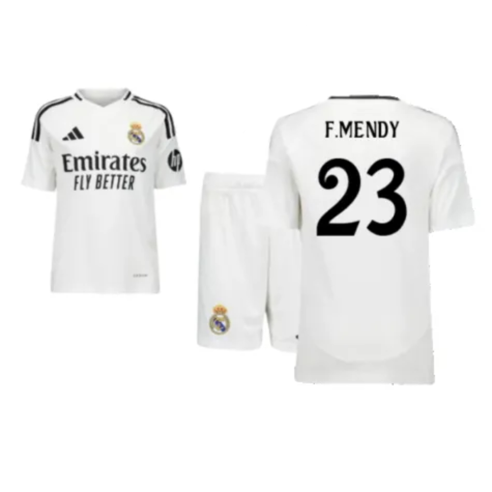 2024-2025 Real Madrid Home Youth Kit (F.Mendy 23)